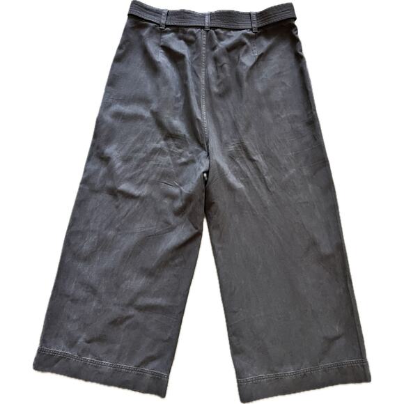 Anthropologie Cloth & Stone Women's Pants Wide Leg Adjustable Belt 31 Brown - Picture 4 of 4